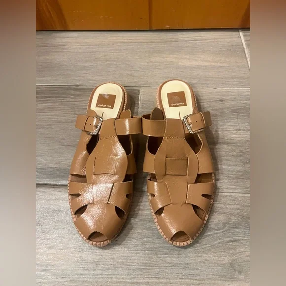 HIPPIE WOMENS WOVEN CRINKLED MULES - Picture 4 of 6